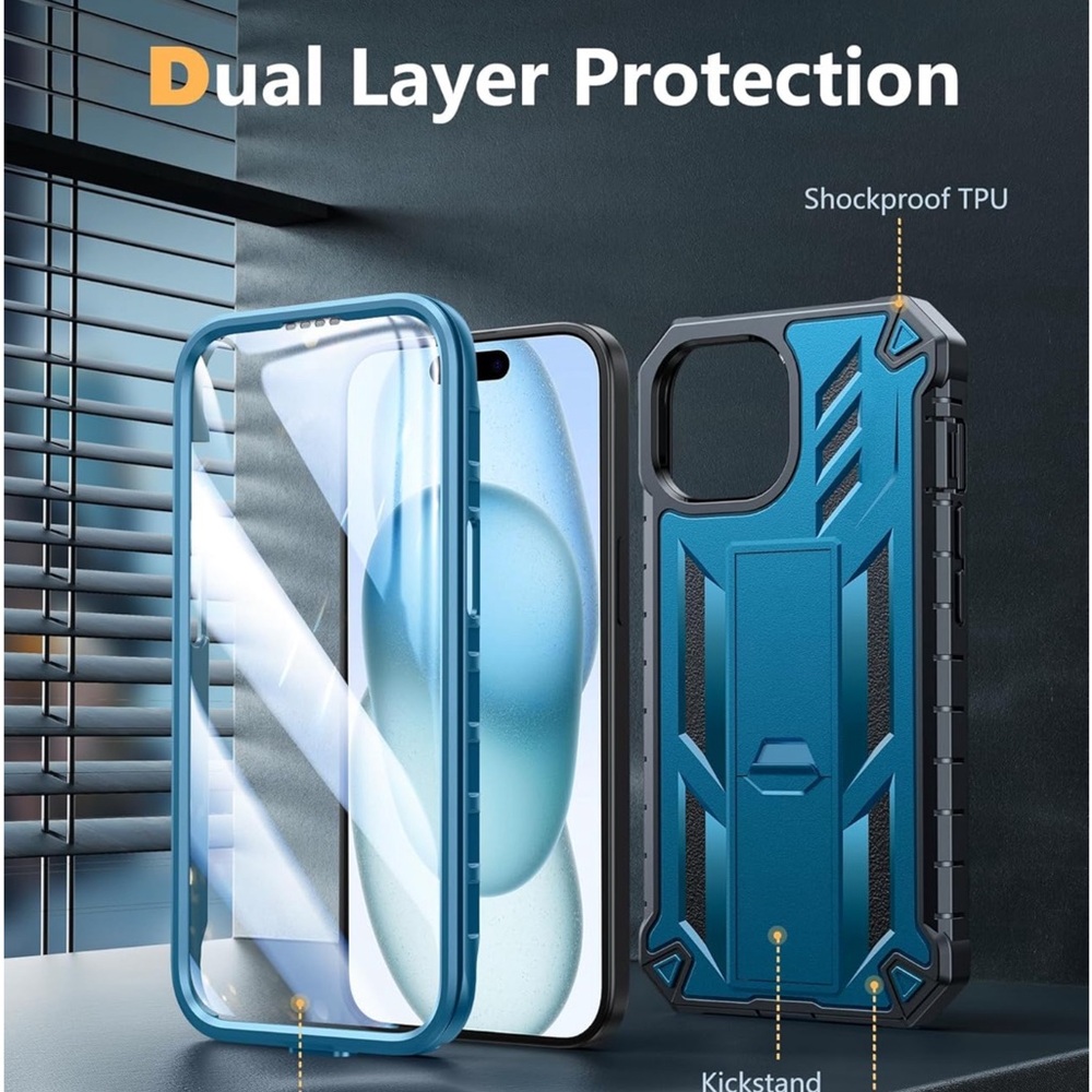 New Apple iPhone Shockproof Protection Hard Phonecase Dual Layer Matte